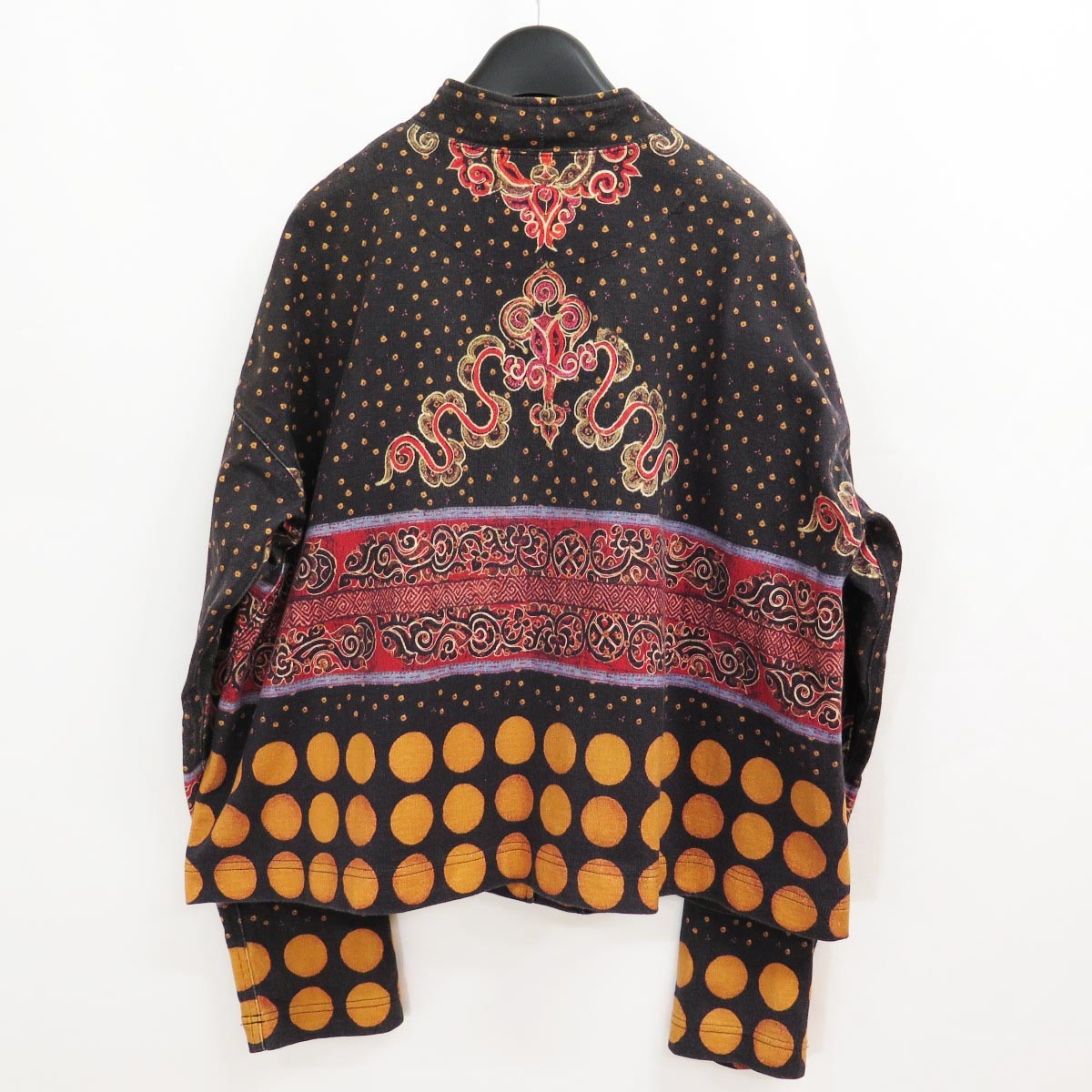 2001 ISSEY MIYAKE HOKOKAI BATIK DOT OVERSIZED JACKET ARCHIVE 