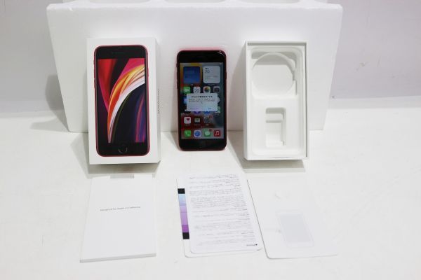 X489H 108 Apple iPhoneSE 第2世代 64GB レッド MX9U2J/A SIMフリー