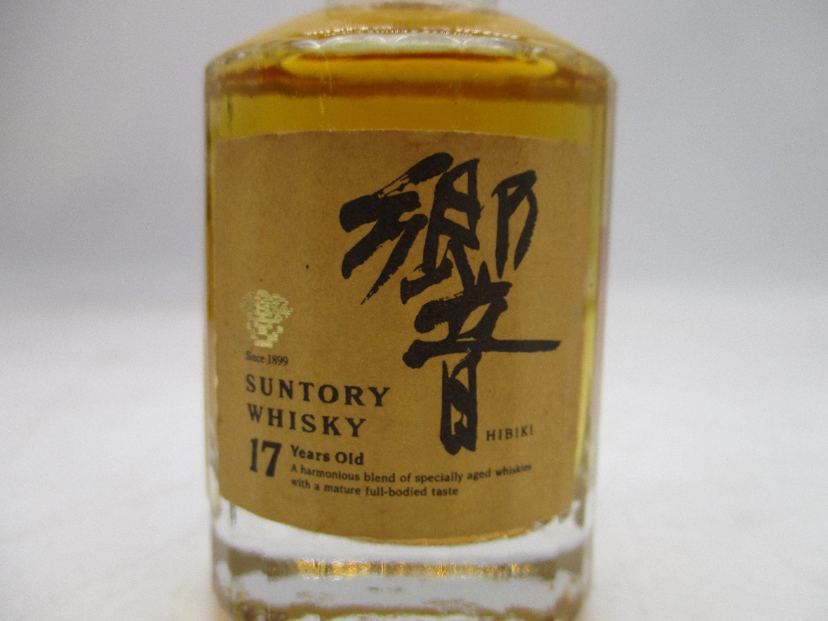 ミニ SUNTORY WHISKY HIBIKI サントリーウイスキー 響 17年 未開封 古