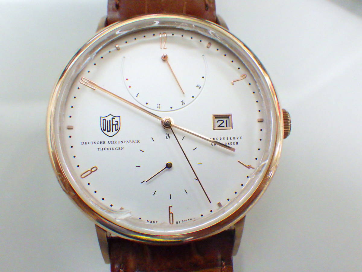 DUFA ドゥッファ 自動巻き DF-9010-02 難あり品 パワーリザーブ 中古品