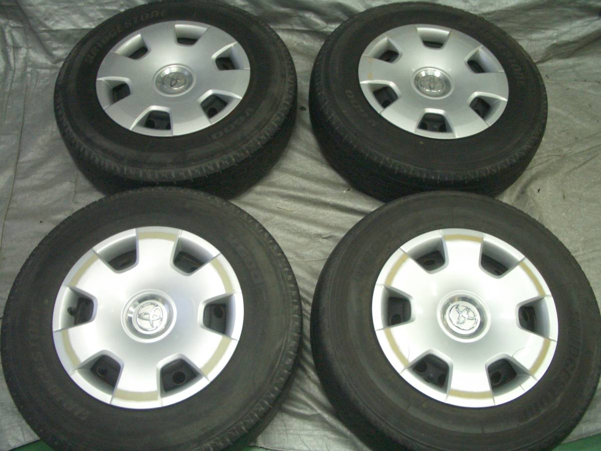□□2210-Z61 中古品☆200系 ハイエース 純正スチールホイール 鉄