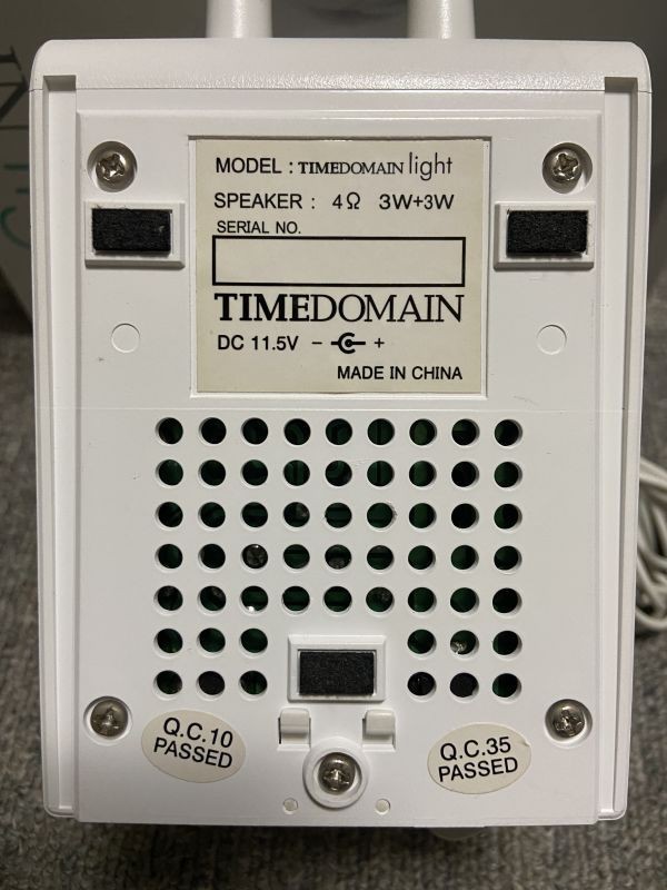動作確認済み』TIMEDOMAIN light ホワイトスピーカー 公式通販