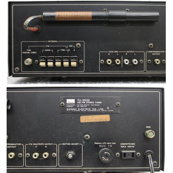 ジャンク＞SANSUI FM/AMチューナー TU-9500 TU-9500 SANSUI Sansui