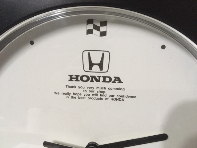 非売品＞ホンダ HONDA PRIMO 店舗用 掛け時計 壁時計 ホンダプリモ