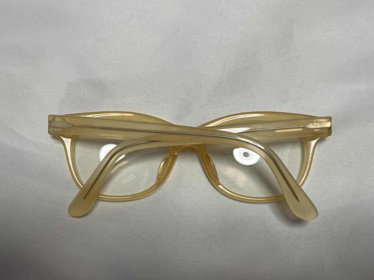 HAKUSAN – MEGANE 白山眼鏡店×T.O.Pモデル Lens） Ivory（Blue 白山