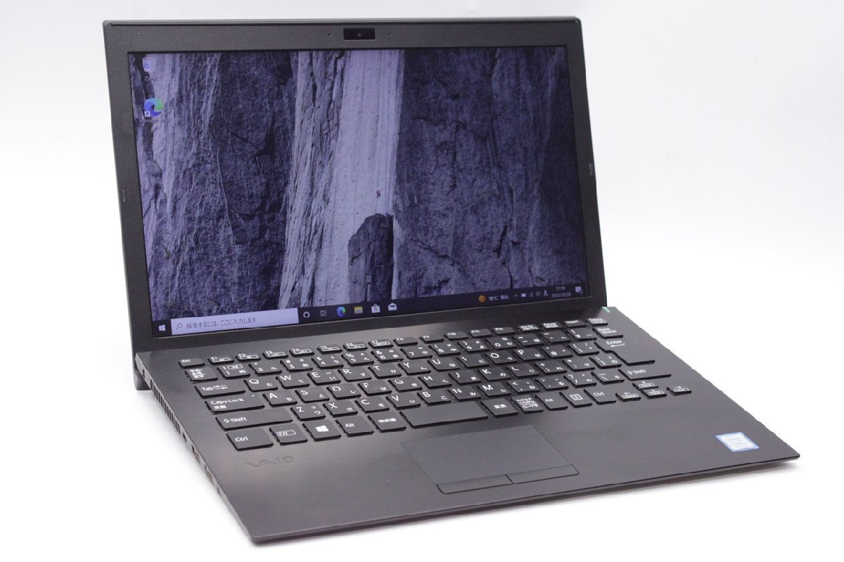 i7第8世代】SONY / VJPG11C11N / CPU：core i7-8550U@1.80GHz / メモリ