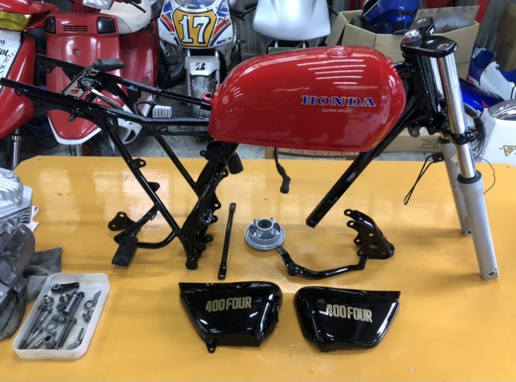 ホンダ エイプ50 ヨンフォア仕様 CB400four仕様 動画あり