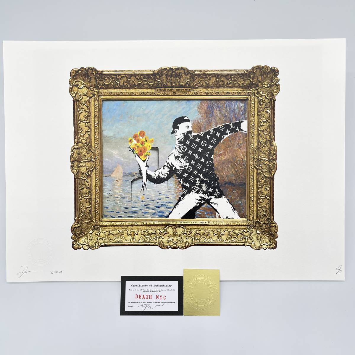 DEATH NYC 世界限定100枚 アートポスター Banksy バンクシー LOUIS