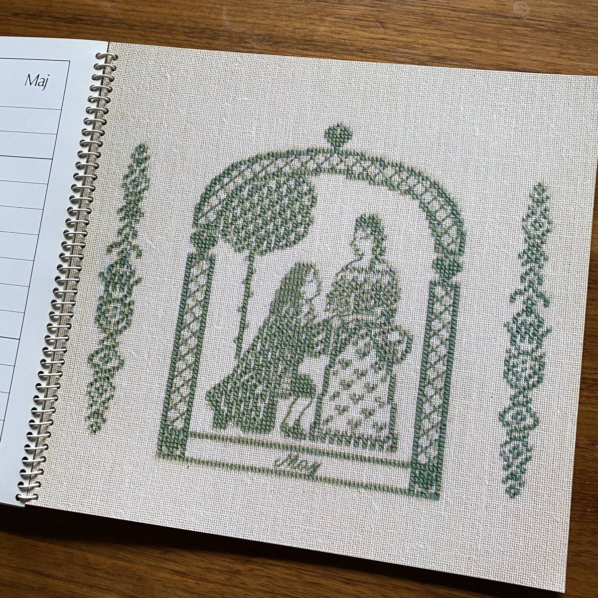 希少 フレメ 図案集 1984年 カレンダー マルグレーテ女王陛下 古書