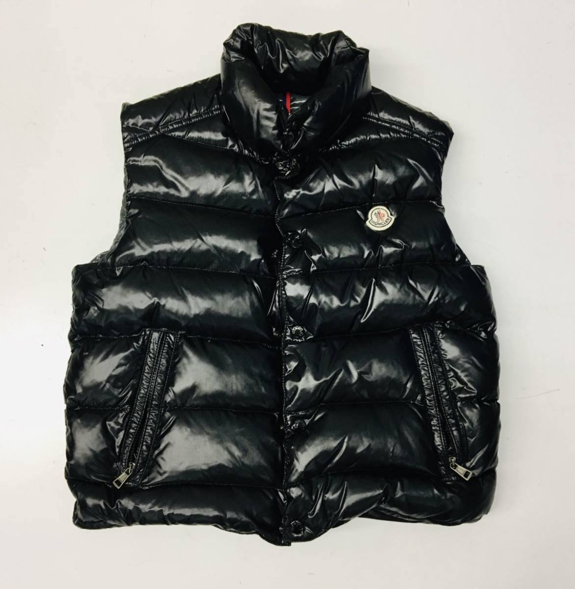 K722-A96-46 MONCLER モンクレール サイズ2 ダウンベスト メンズ 黒