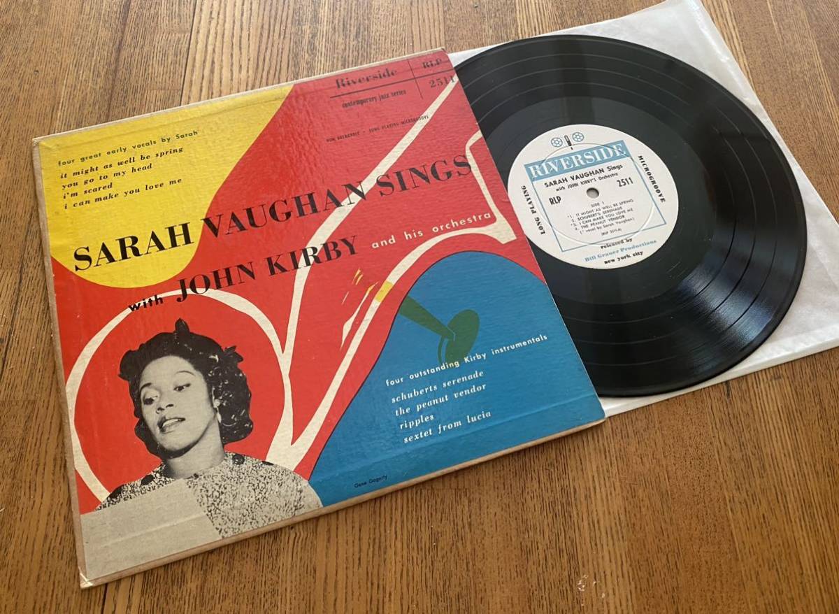  22歳時の瑞々しい歌声が聴けるSP期 音源/&lsquo;55 US Riverside 10吋原盤/ Sarah Vaughan Sings With John Kirby & His Orchestra / 盤(ボーカル)｜売買されたオークション情報、yahooの商品情報をアーカイブ公開 - ボーカル