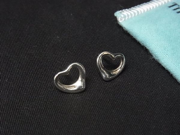 【高品質，大得価】 1円 TIFFANY＆Co. ティファニー エルサペレッティ オープンハート SV925 ピアス アクセサリー レディース シルバー系 a9005IM(ピアス)｜売買されたオークション情報、yahooの商品情報をアーカイブ公 ピアス