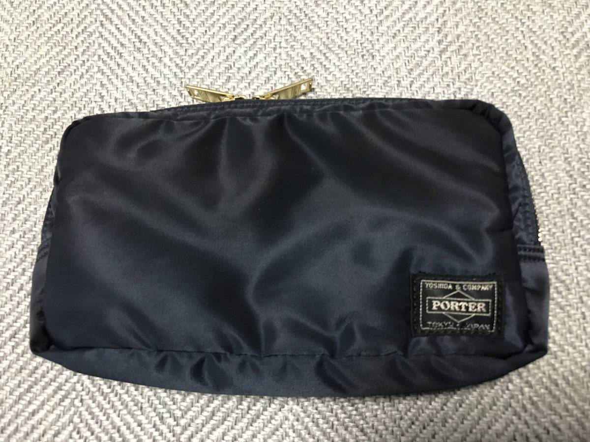 PORTER＿TANKER POUCH＿タンカーポーチアイアンブルー 2024.8.10 新