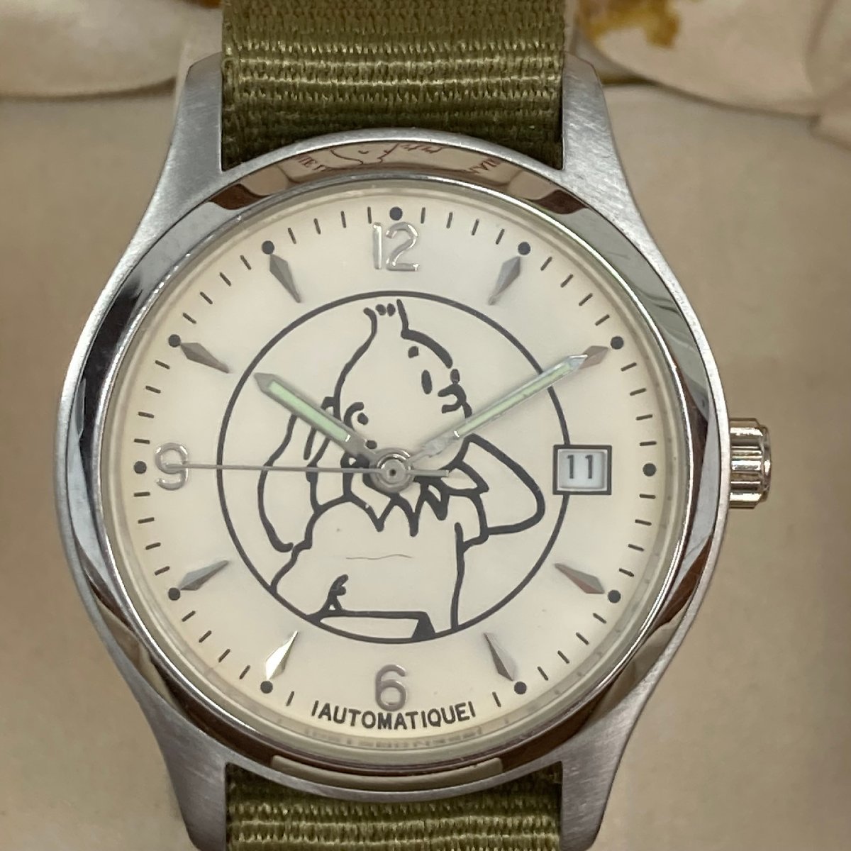 ○ 中古品 TINTIN タンタン 自動巻き 腕時計 500本限定 オートマ AT