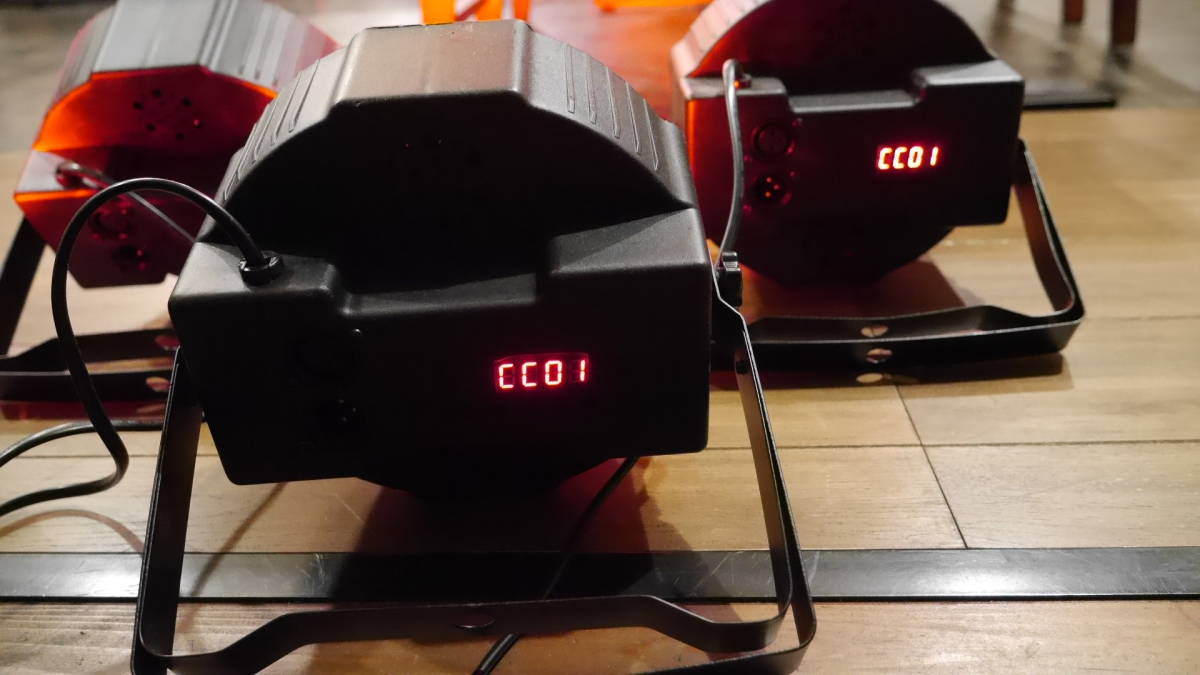 LED PAR ライト 【舞台照明】 DMX / RGB / リモートコントローラー対応 