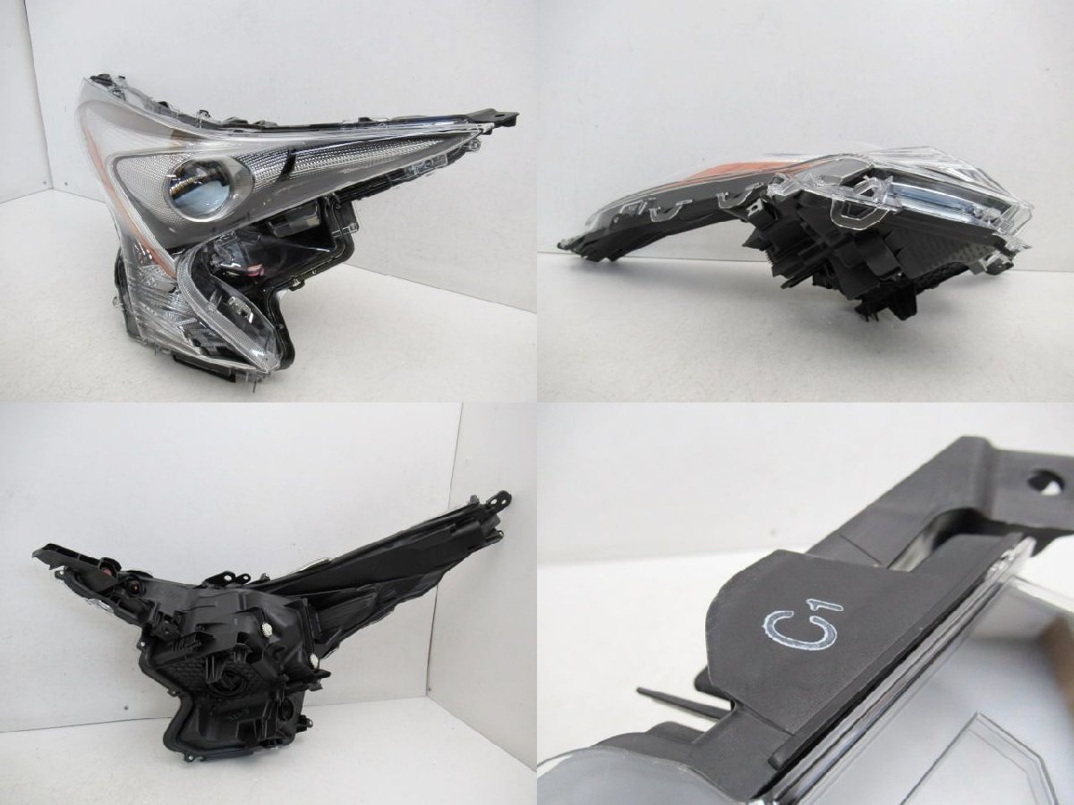 良品】 トヨタ プリウス 50 ZVW50 前期 純正 右 ヘッドライト LED