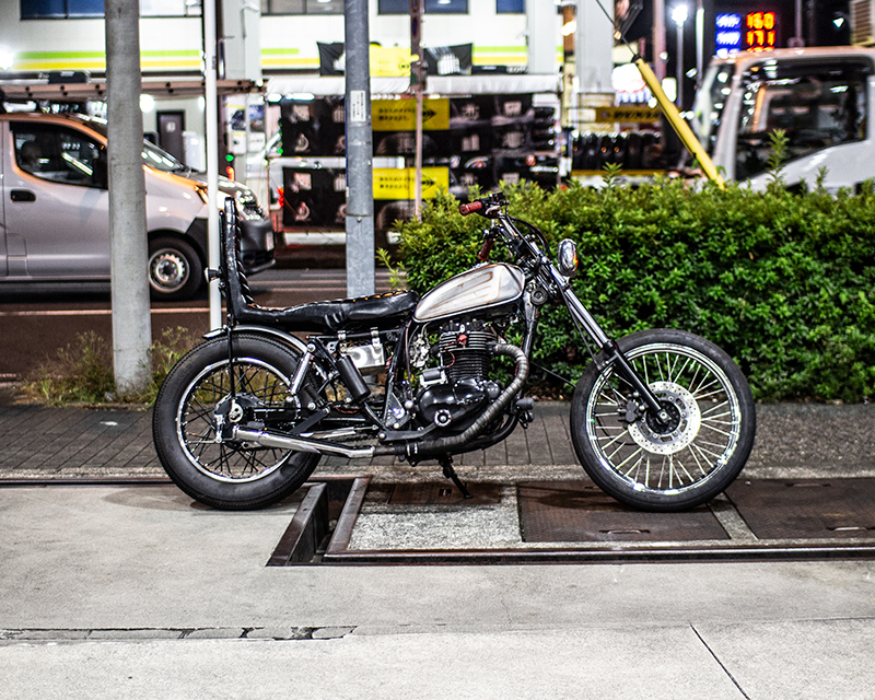 2004年250TR B級チョッパーフルカスタム好調美車 ロングフォークチョッパーシート シーシーバー ワンオフ多数 オールドスクール