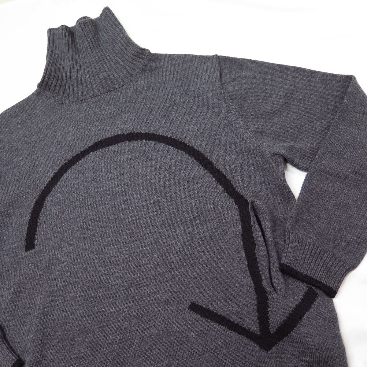 2005 YOHJI YAMAMOTO POUR HOMME ARROW WOOK KNIT SWEATER ヨウジ 