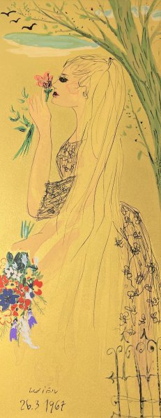 真作魂のピアニスト フジ子・ヘミング「春」2006年 リトグラフ ED HC