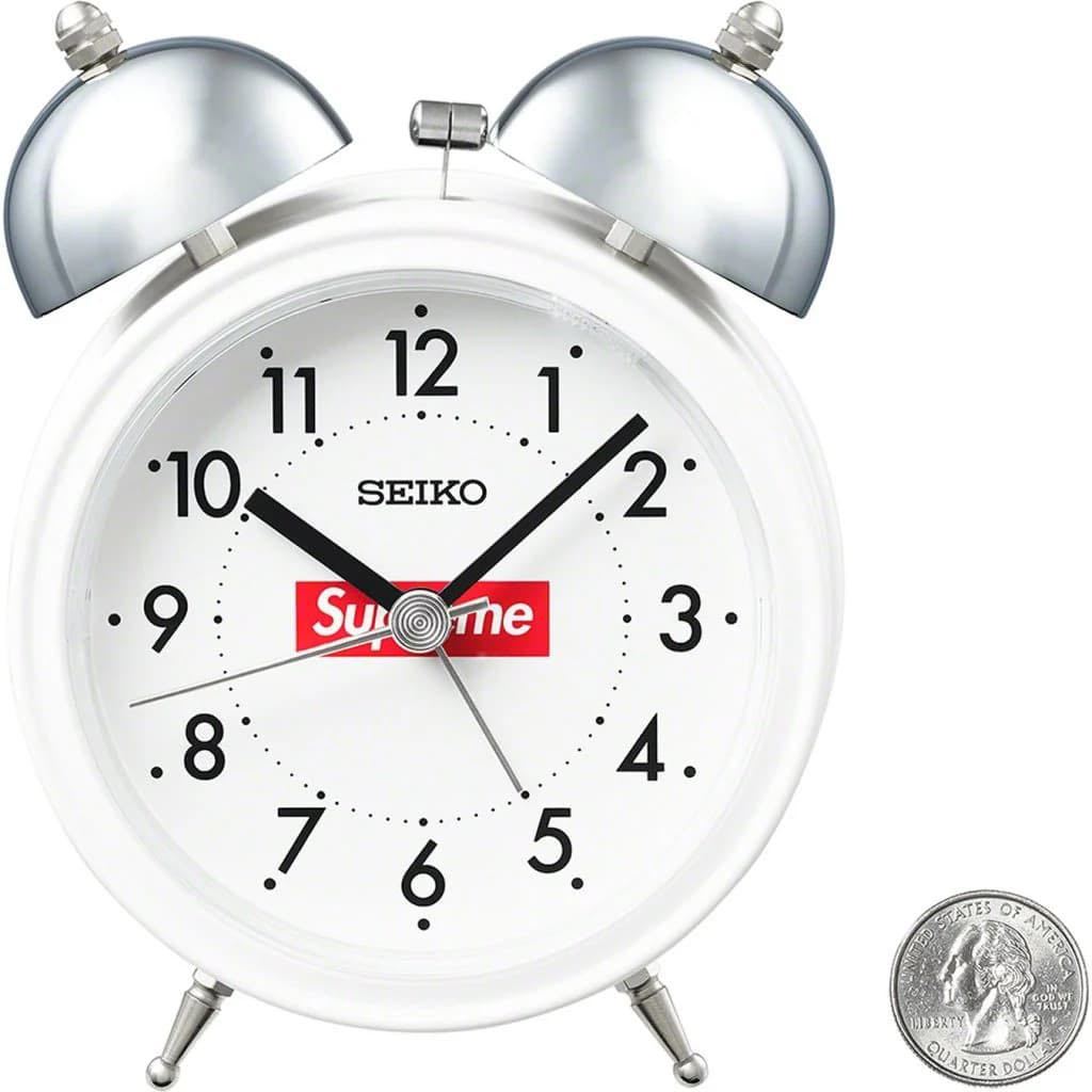 Alarm Clock Seiko Supreme シュプリーム セイコー White ⁄ - Mai 