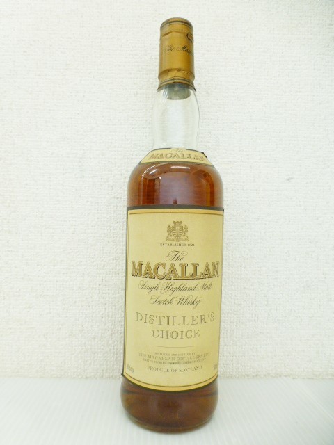 27699】◇未開栓 ウイスキー MACALLAN/マッカラン DISTILLER'S CHOICE