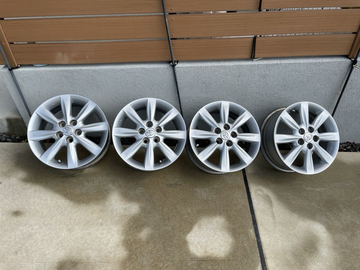 トヨタ ウィッシュ 純正アルミホイール 15インチ 4本セット ウィッシュ