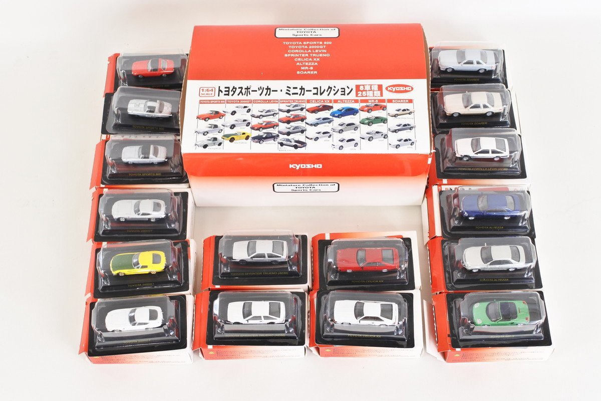 トヨタ 京商 1⁄64 ミニカーコレクション スポーツカー 8車種16