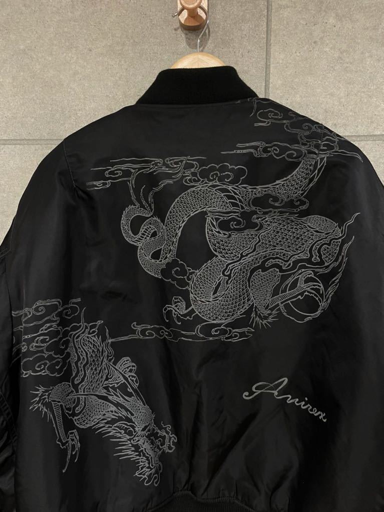 超希少！ 入手困難！ AVIREX アヴィレックス 和柄 龍 ドラゴン MA-1
