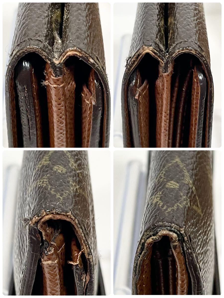 ☆1円〜☆LOUIS VUITTON ルイヴィトン モノグラム ポルトモネビエカルトクレディ 二つ折り財布 M61652 メンズ レディース Wホック