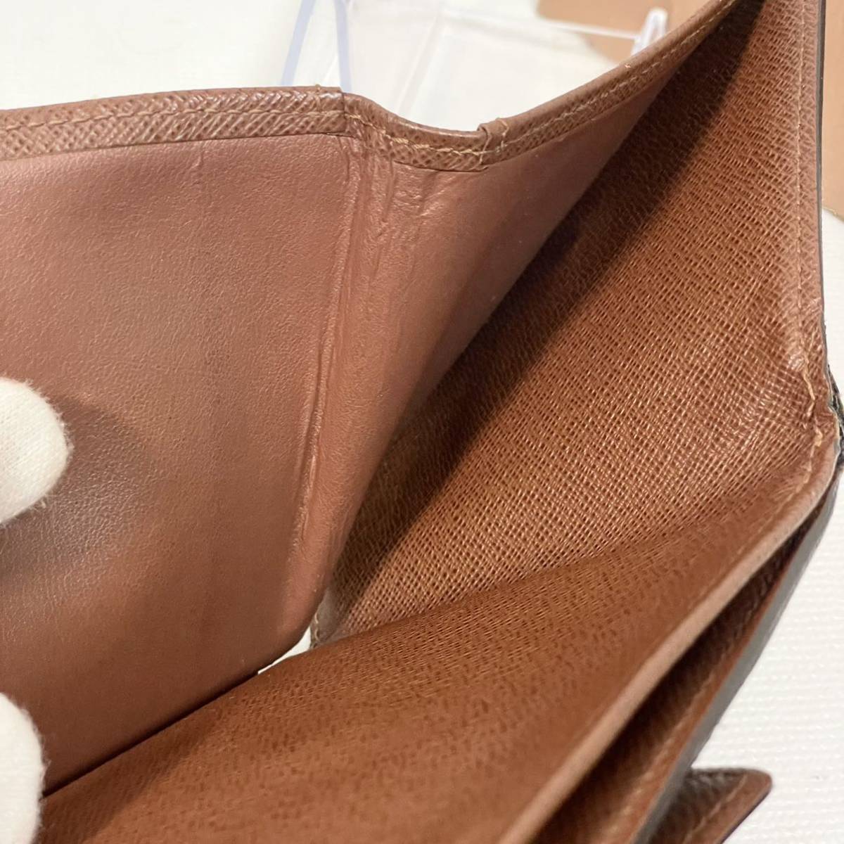 ☆1円〜☆LOUIS VUITTON ルイヴィトン モノグラム ポルトモネビエカルトクレディ 二つ折り財布 M61652 メンズ レディース Wホック