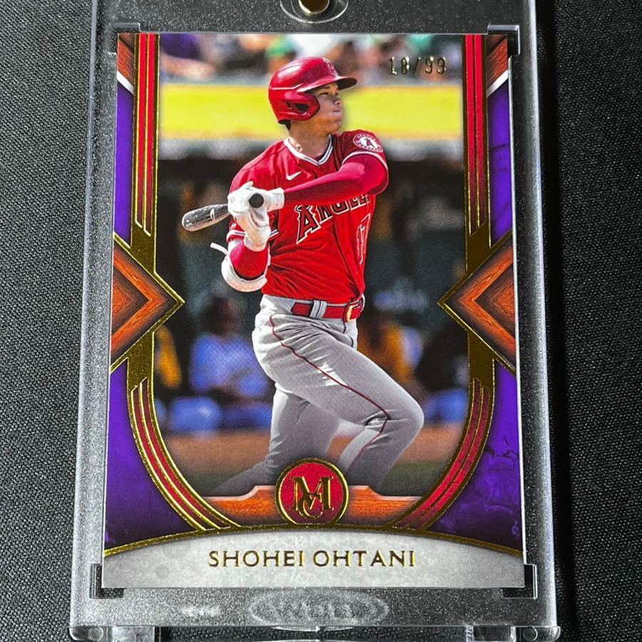 最新 99枚限定 2022 Topps Museum 大谷翔平&トラウト&レンドン 