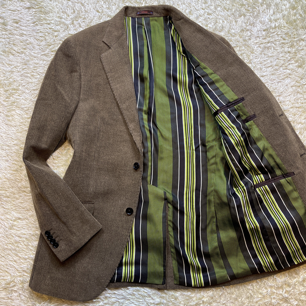 人気 エトロ ETRO サイズ46 シルク100% ニットジャケット イタリア製