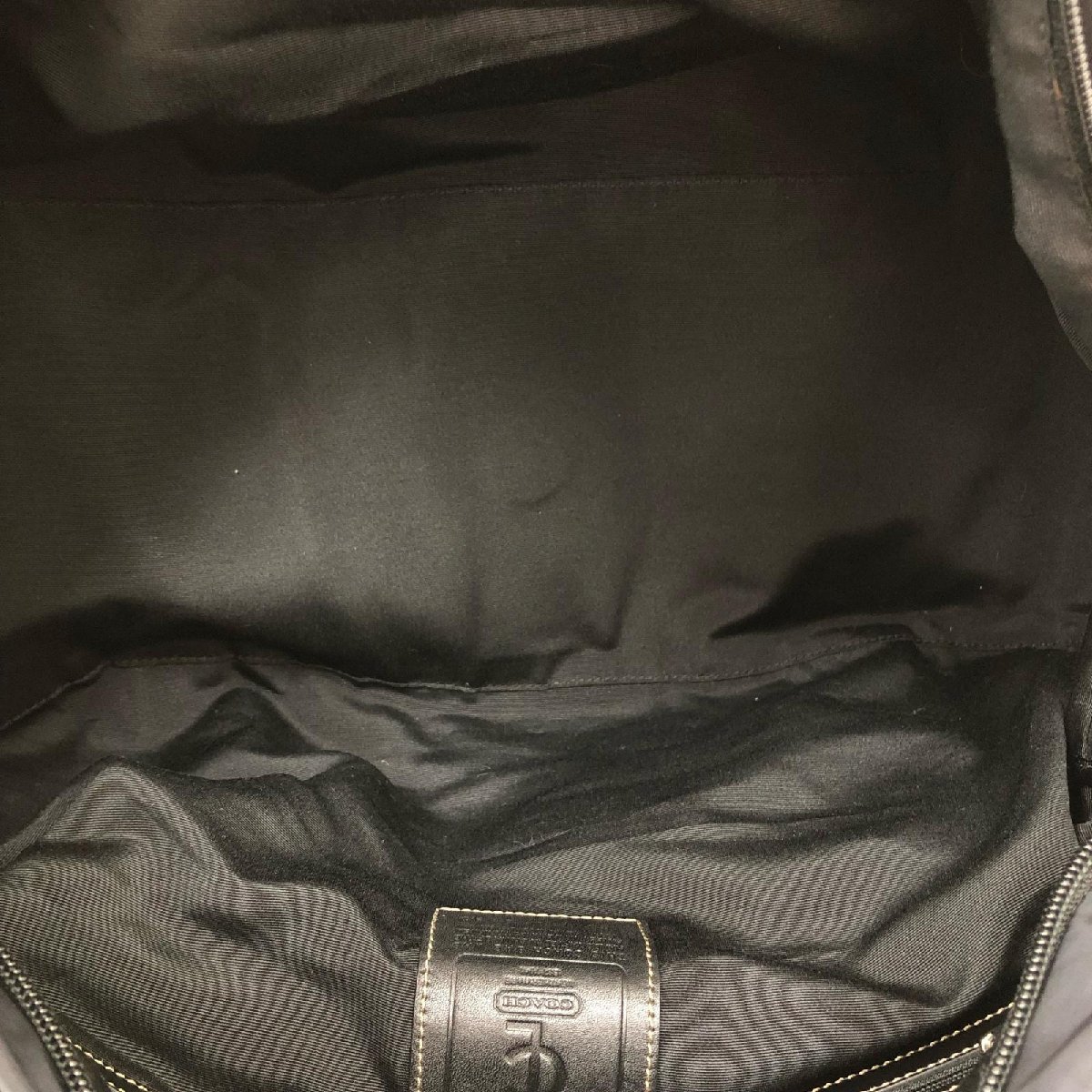 良品COACH コーチ ナイロン×レザー ボストンバッグ 大容量 旅行