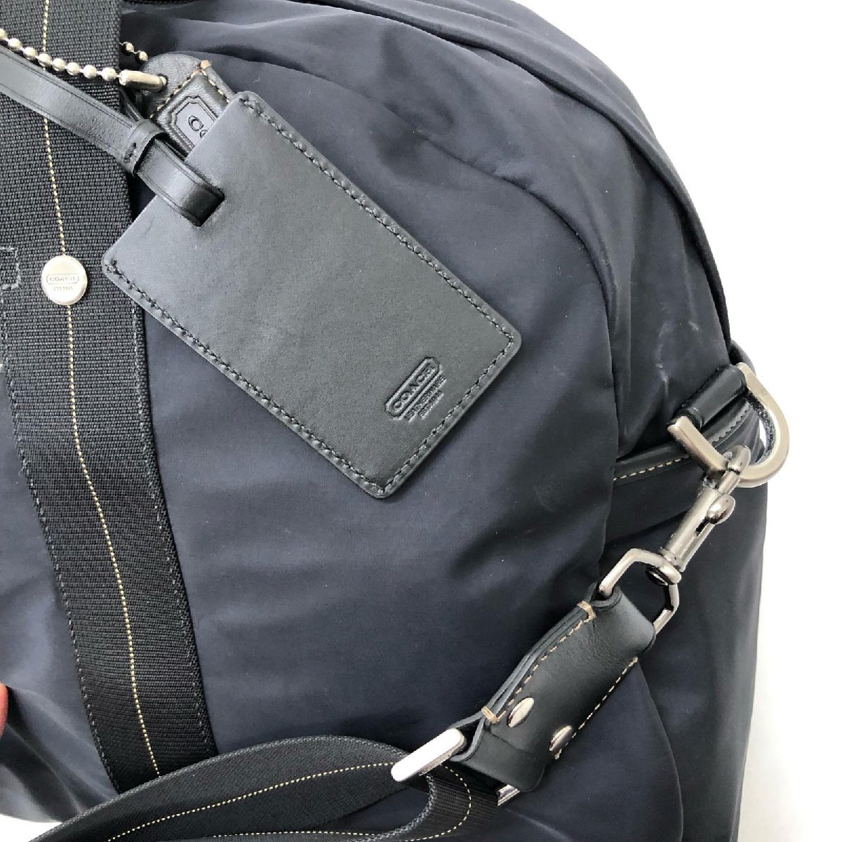 良品COACH コーチ ナイロン×レザー ボストンバッグ 大容量 旅行 良品COACH コーチ ナイロン×レザー ボストンバッグ 大容量 旅行