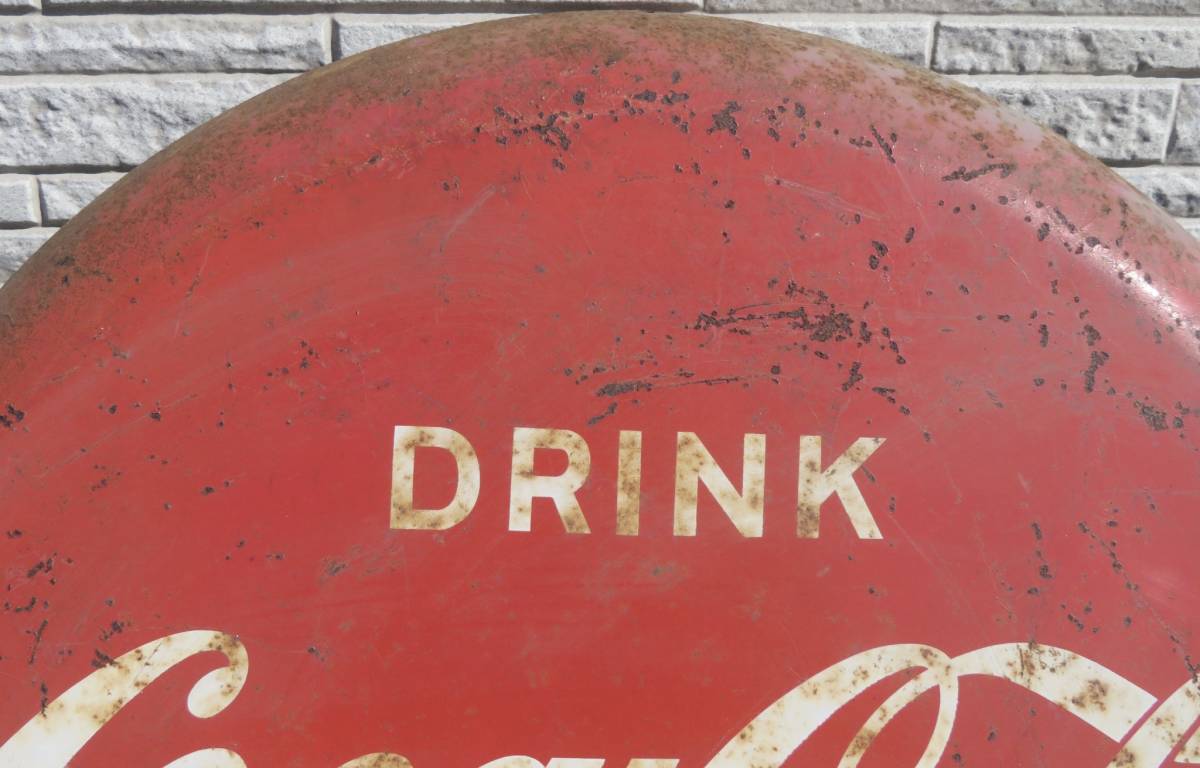 希少な当時物 珍品【コカコーラ Coca-Cola ビンテージ 丸型