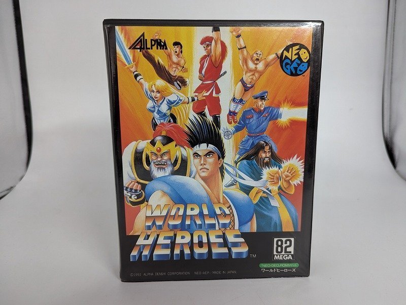安い，新品 M-602/SNK ネオジオ ワールドヒーローズ 外箱 説明書付 ソフト/ １円(ネオジオ)｜売買されたオークション情報、yahooの商品情報をアーカイブ公開 - オークファン ネオジオ