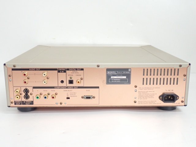 限定セール，最新作 SONY CD/SACD/DVDユニバーサルプレーヤー DVP-S9000ES ソニー ◆ 67CA9-10