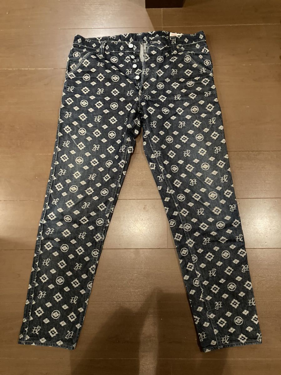 EVISU 5500 ジャガードデニム モノグラム 34(W34)｜売買された
