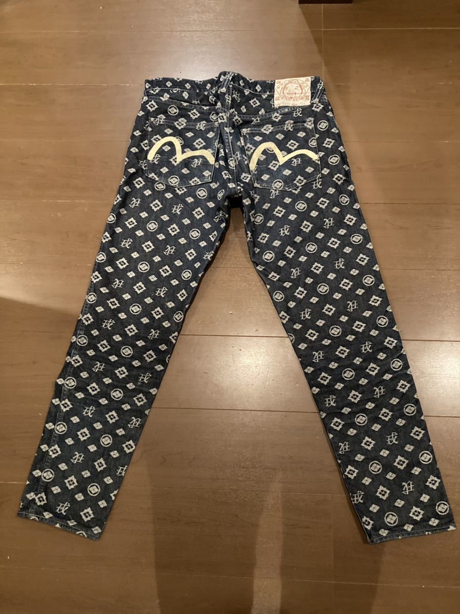 EVISU 5500 ジャガードデニム モノグラム 34(W34)｜売買された