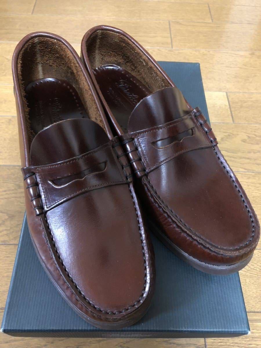 Paraboot CORAUX MARINE ブラウン サイズ7.5 型番093603 パラブーツ コロー リスレザー
