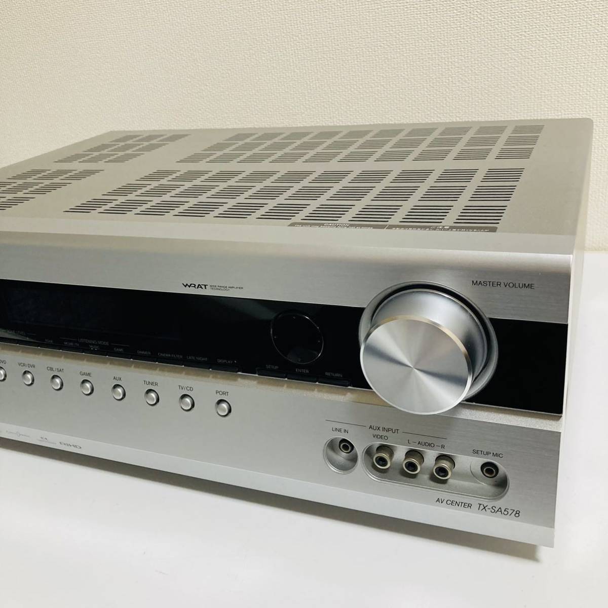 美品♪】ONKYO TX-SA578 7.1ch対応AVセンターアンプ(オンキョー AV