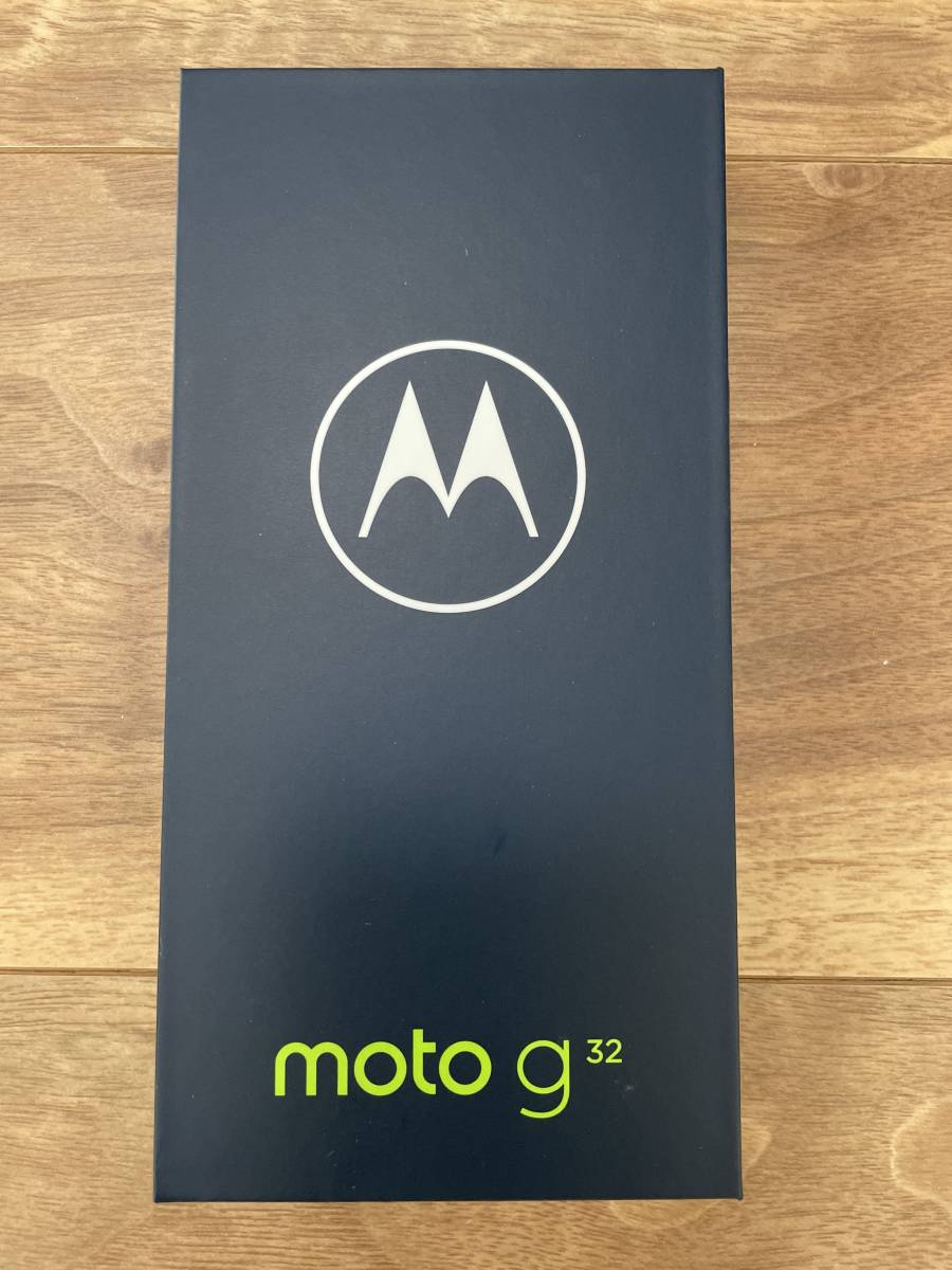 新品未開封、送料無料】moto g32 simフリー ミネラルグレイ g32 moto