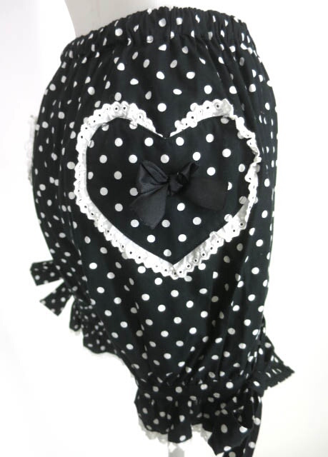 Angelic Pretty ハートポケット ドット柄ブルマ / アンジェリック