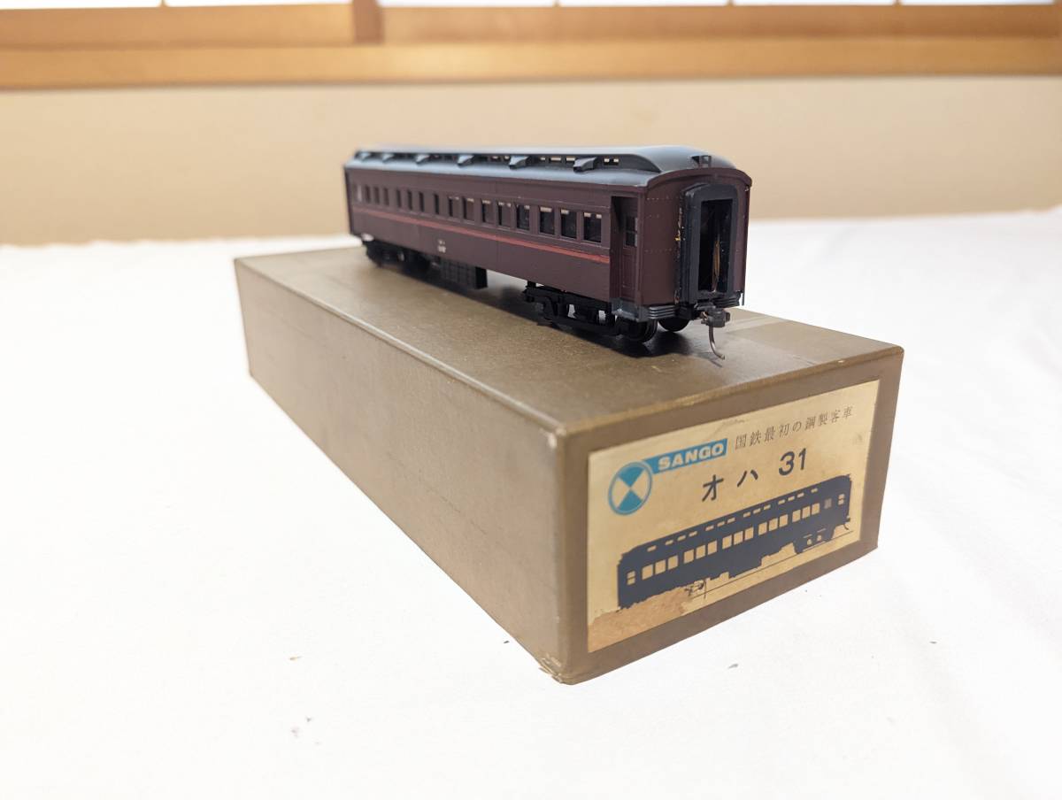 年代物 HO SL鉄道模型 セット 箱付 珊瑚 SANGO 174 オハ31 レトロ HOゲージ 鉄道模型 JR 電車 模型 国鉄