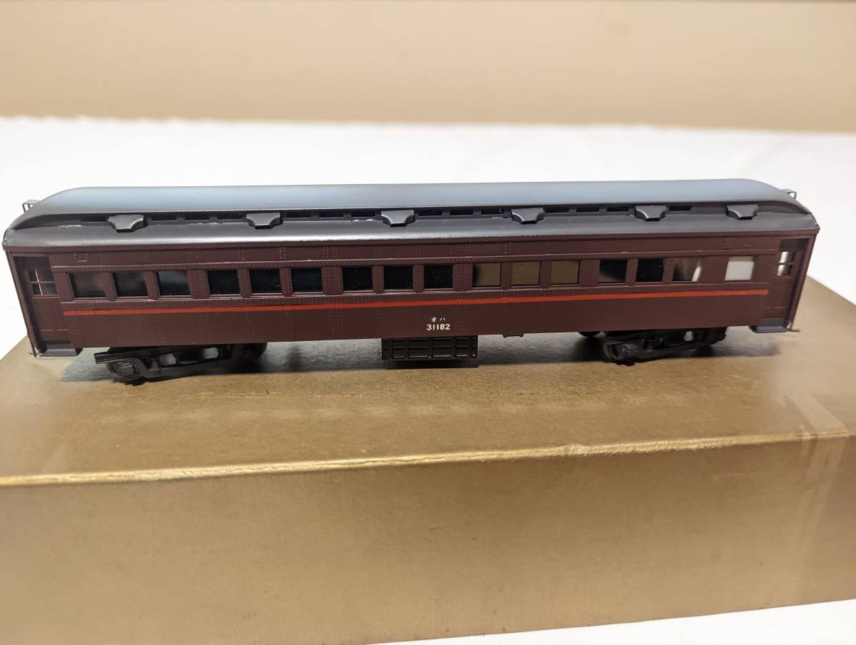 箱付 珊瑚 SANGO 174 オハ31 レトロ HOゲージ 鉄道模型 JR 電車 模型 国鉄