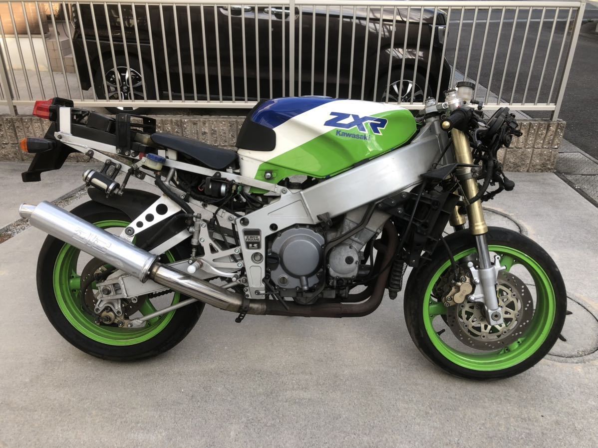 1円スタート】【希少 書類あり】1989 ZXR400R (SP) 事故車 ジャンク