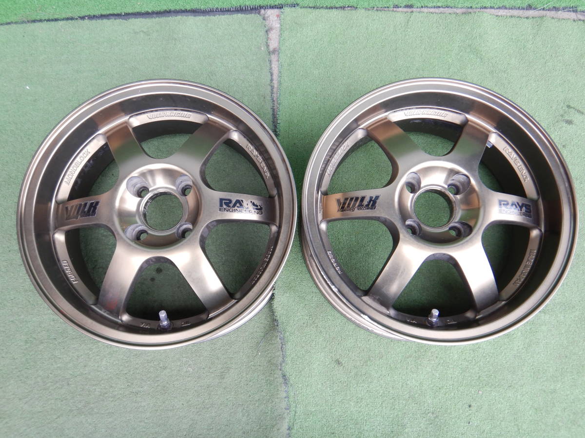 RAYS VR TE37 鍛造 深リム 6.5JJ×15 OFF:+35 PCD:100-4H RAYS VR TE37 鍛造 深リム 6.5JJ×15 OFF:+35 PCD:100-4H