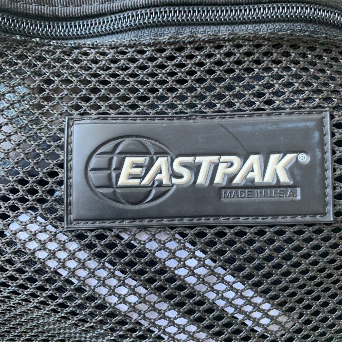 90s 00sレア!【EASTPAK】メッシュ リュック USA製 ブラック BLACK