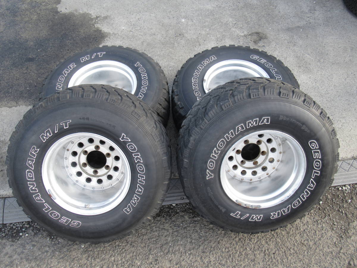 エンケイホイール HR-385 深リム 国産 12J-78 33×12.5R15 ランクル60 
