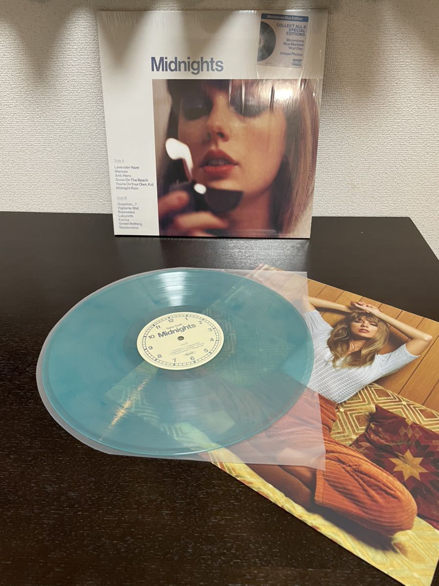 人気SALE，大人気 taylor swift 限定 カラーヴァイナル midnights レコード アナログ ブルーヴァイナル テイラースウィフト(T)｜売買されたオークション情報、yahooの商品情報をアーカイブ公開 - オークファン T